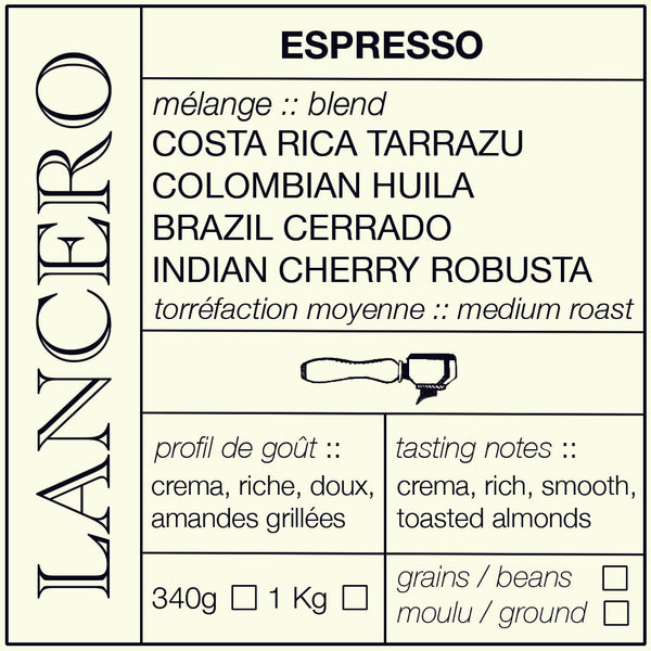 Bernard Street Coffee Company - LANCERO Blend